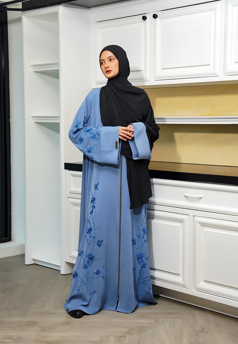 ALYONA ABAYA - DENIM BLUE - Image 4