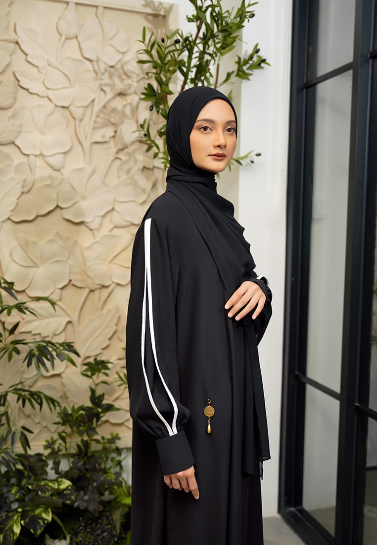 NAZALEYA DRESS - BLACK - Image 6