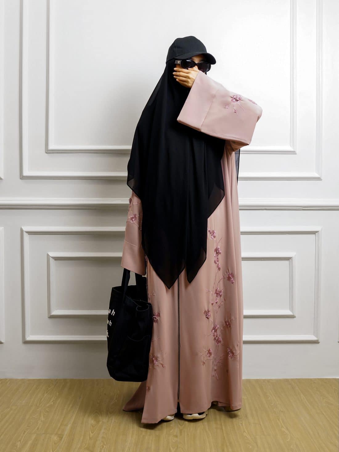 ALYONA ABAYA - DUSTY PINK ( Defect )