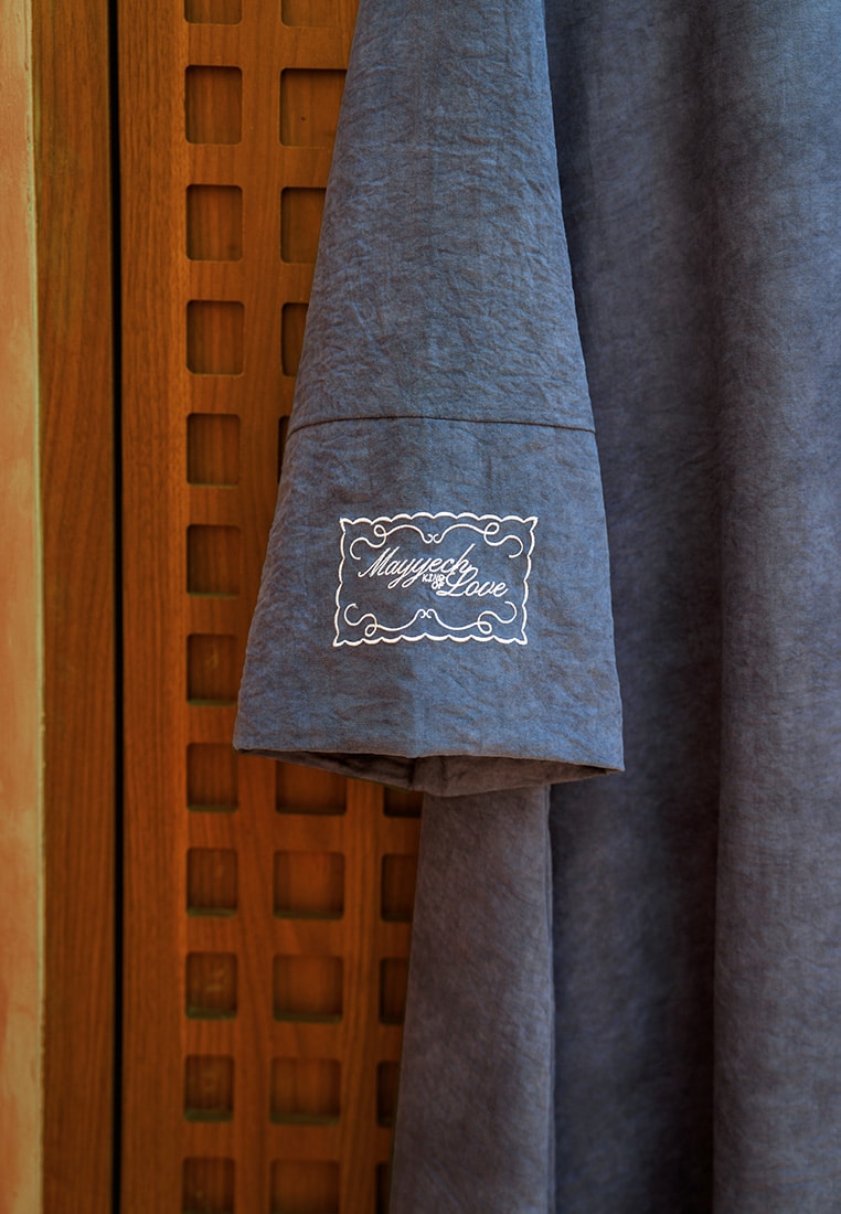 Zianura Abaya - Denim Blue - Image 9