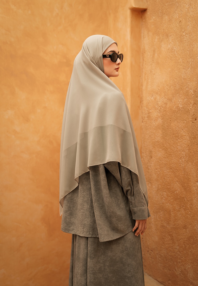 QAMARA KHIMAR INSTANT 3.0 - TAN - Image 7