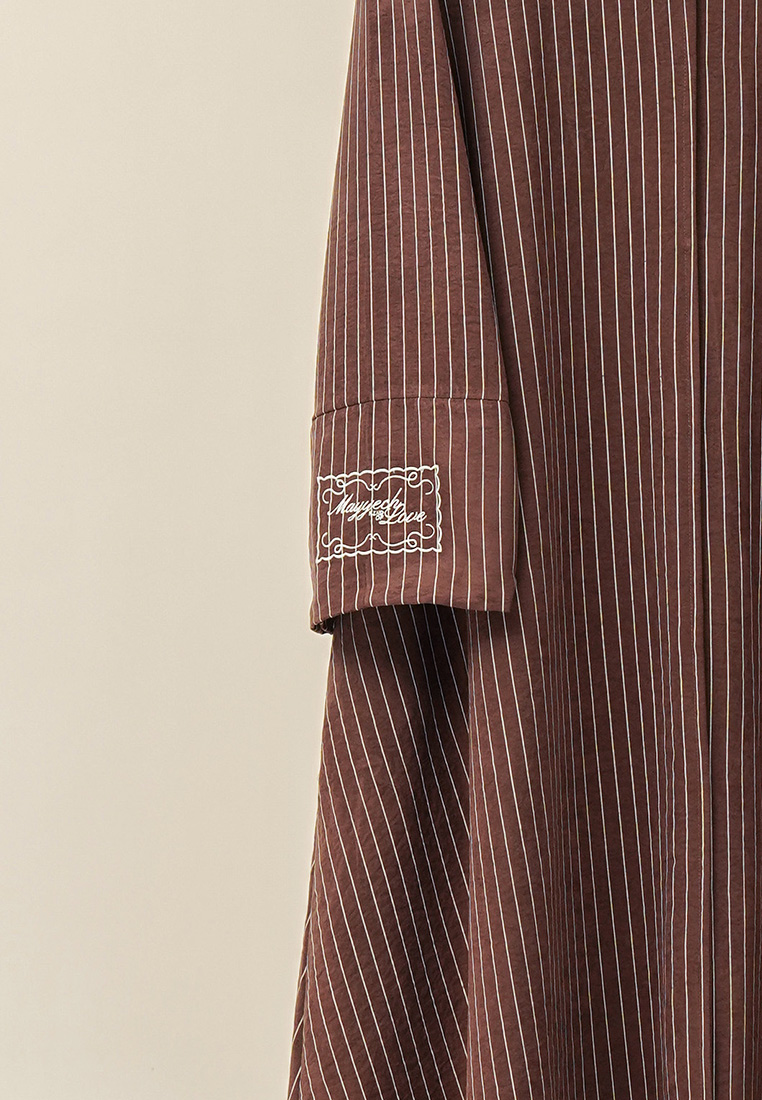 Qaireen Abaya - Terracotta - Image 12