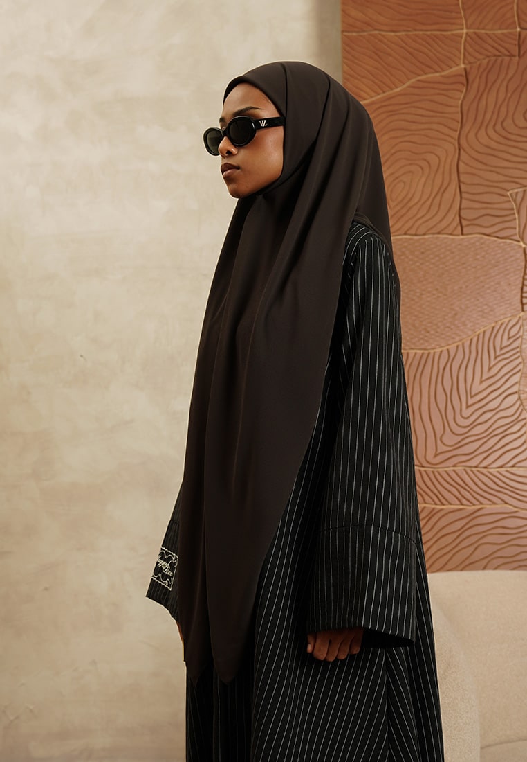 QAMARA KHIMAR INSTANT 3.0 - STONE - Image 7