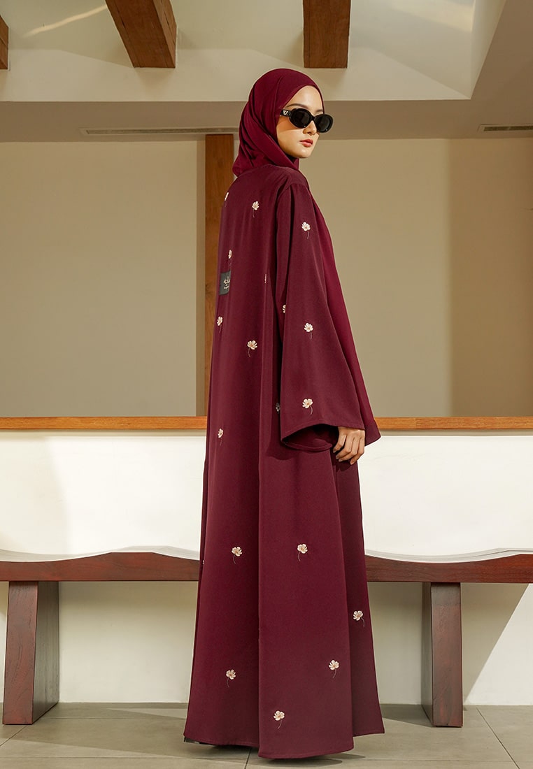 Mafaza Set - Maroon - Image 12