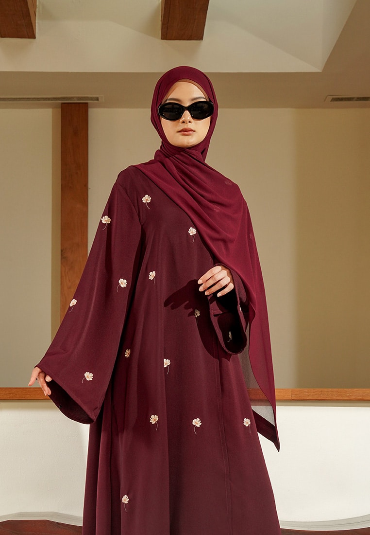 Mafaza Set - Maroon - Image 6