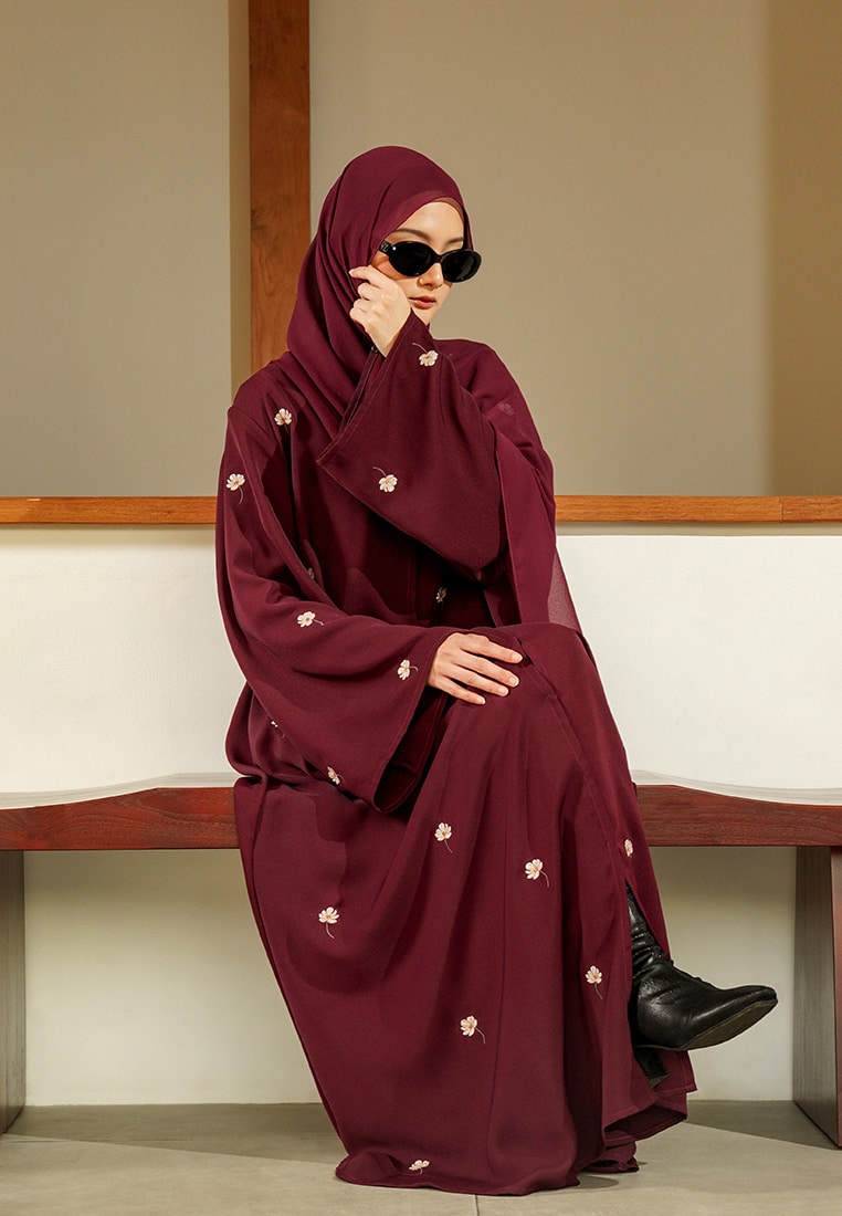 Mafaza Set - Maroon - Image 8
