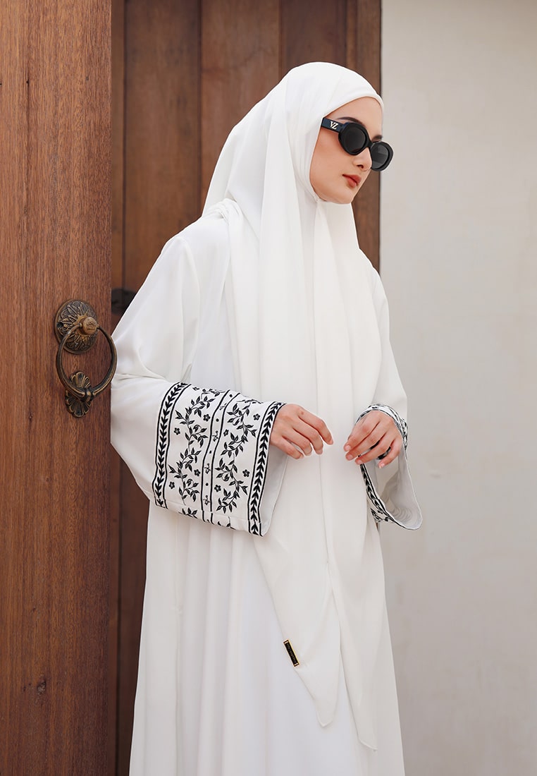 QAMARA KHIMAR INSTANT 2.0 - BROKEN WHITE - Image 6